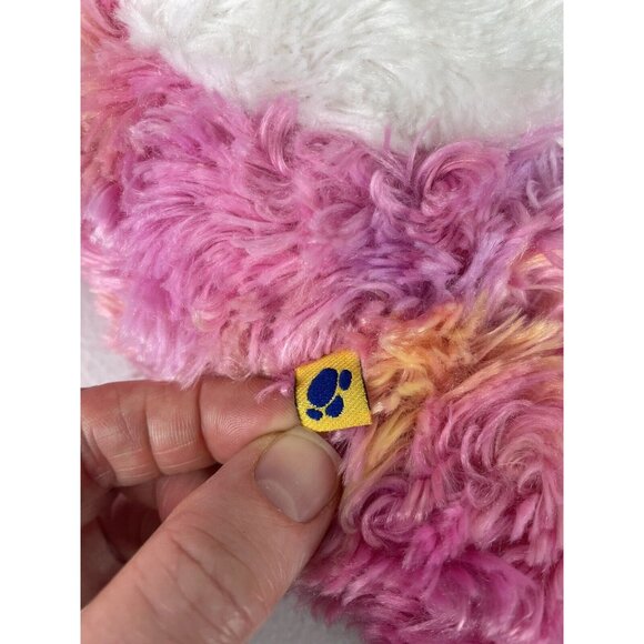 Build a Bear Endless Hugs Plush Bear 16 in Orange Sherbet Pink Heart Nose - Picture 11 of 12